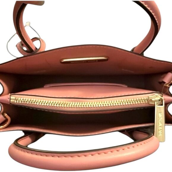 Michael Kors Mercer Medium Leather Crossbody Tote Pink NWT - Picture 10 of 14